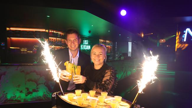 Gold CoastÃ&#149;s newest nightclub venue, Lost Kingdom, at Surfers Paradise. Marketing manager Tammy Wood with Venue Manager Darren Gaffney at the club. Picture Glenn Hampson