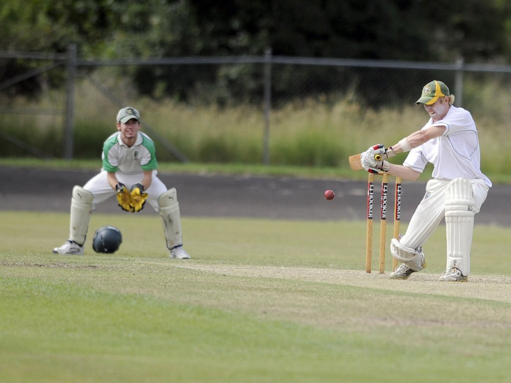 Casino Cavaliers' Sam Irvine batting against Lennox Head at Queen Elizabeth Park on Saturday. Photo Cathy Adams / The Northern Star