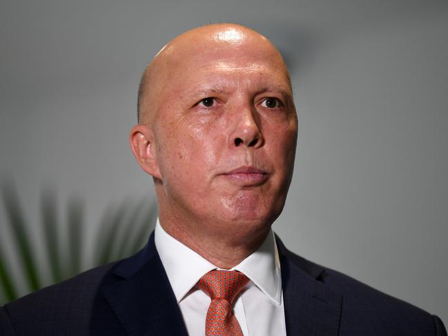 Home Affairs Minister Peter Dutton. Picture: Dan Peled