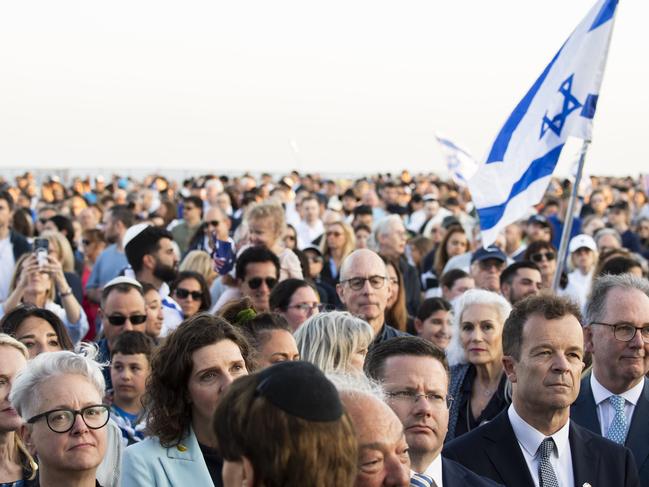 More than 10,000 attended the moving vigil on Wednesday. Picture: NCA NewsWIRE / Monique Harmer