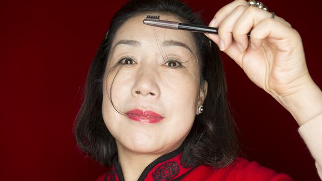 You Jianxia has the world’s longest lashes. Picture: Jonathan Browning/Guinness World Records