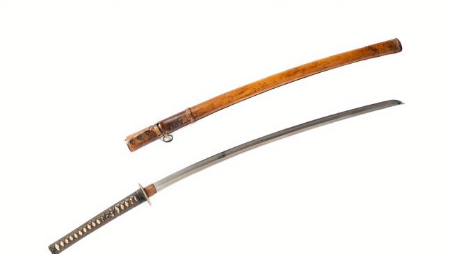 Katana (sword) and Scabbard by Yokohama Sukenaya of Bizen, Japan, 1800 AD