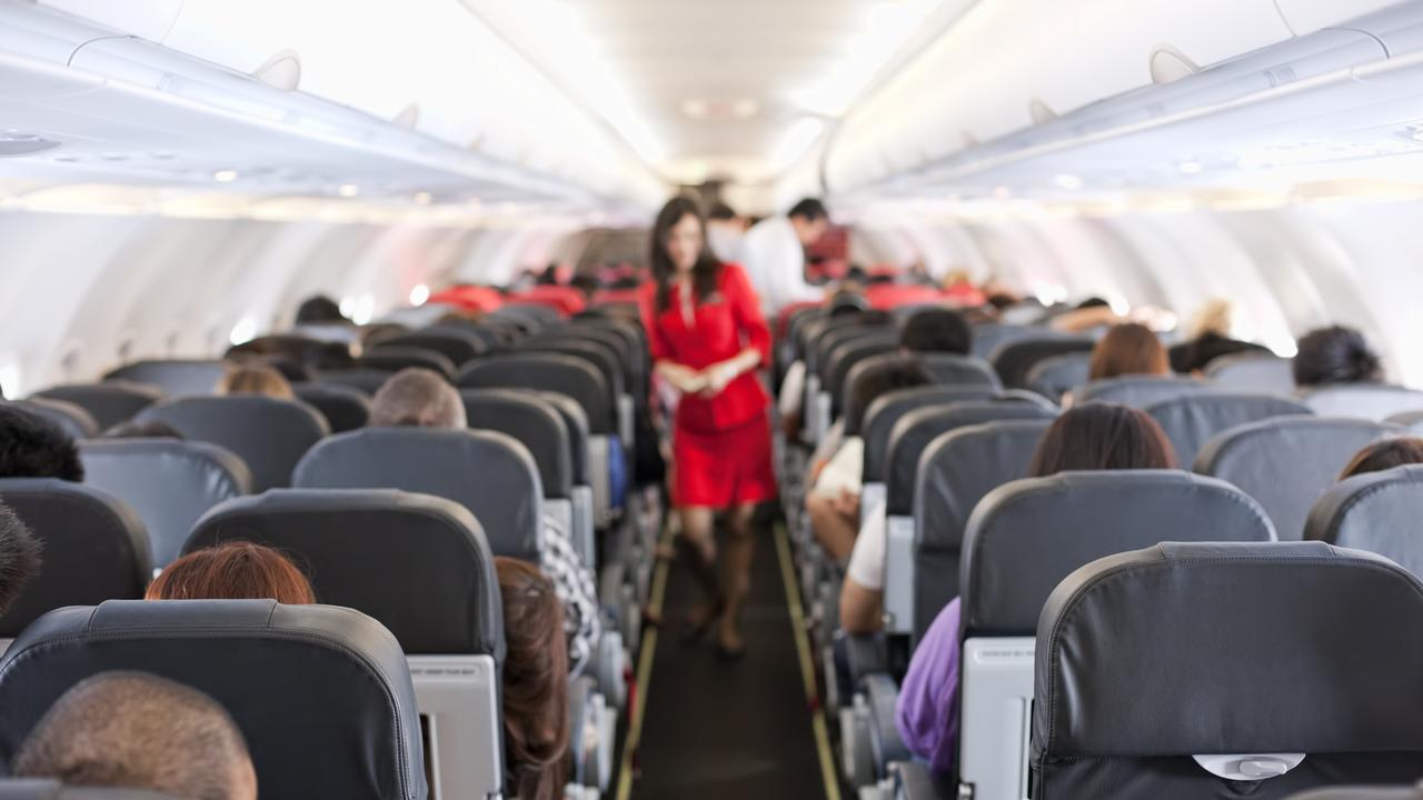 Cabin crew performing CPR but the man sadly died moments later. Picture: iStock