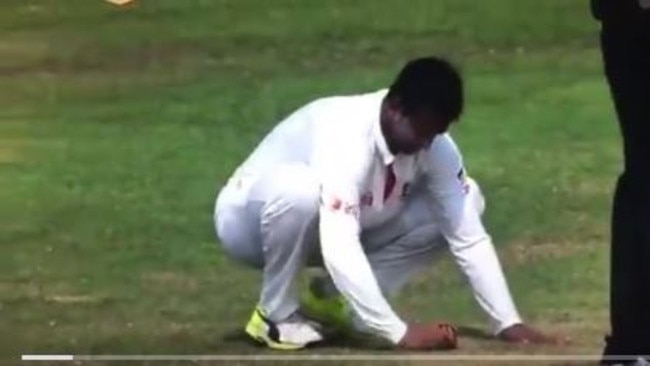 Australia V Bangladesh 2nd Test Shakib Al Hasan Ball Tampering Video