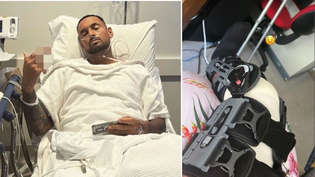 Nick Kyrgios gives an update after his surgery