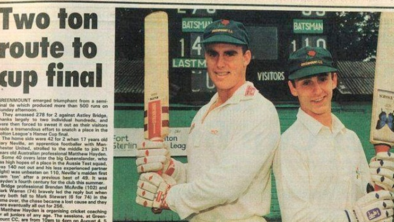 Gary Neville once made a century batting alongside Matthew Hayden and yet, he’s not even the best cricketer in the family.