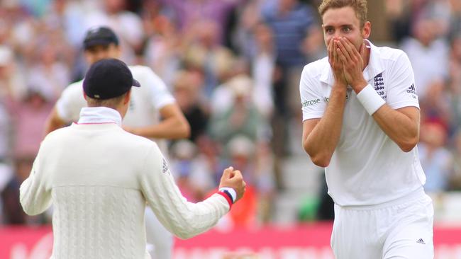 Stuart Broad took eight wickets for just 15 runs as Australia were skittled for 60 on day one of the 2015 Ashes Test at Trent Bridge when the ball hooped about.