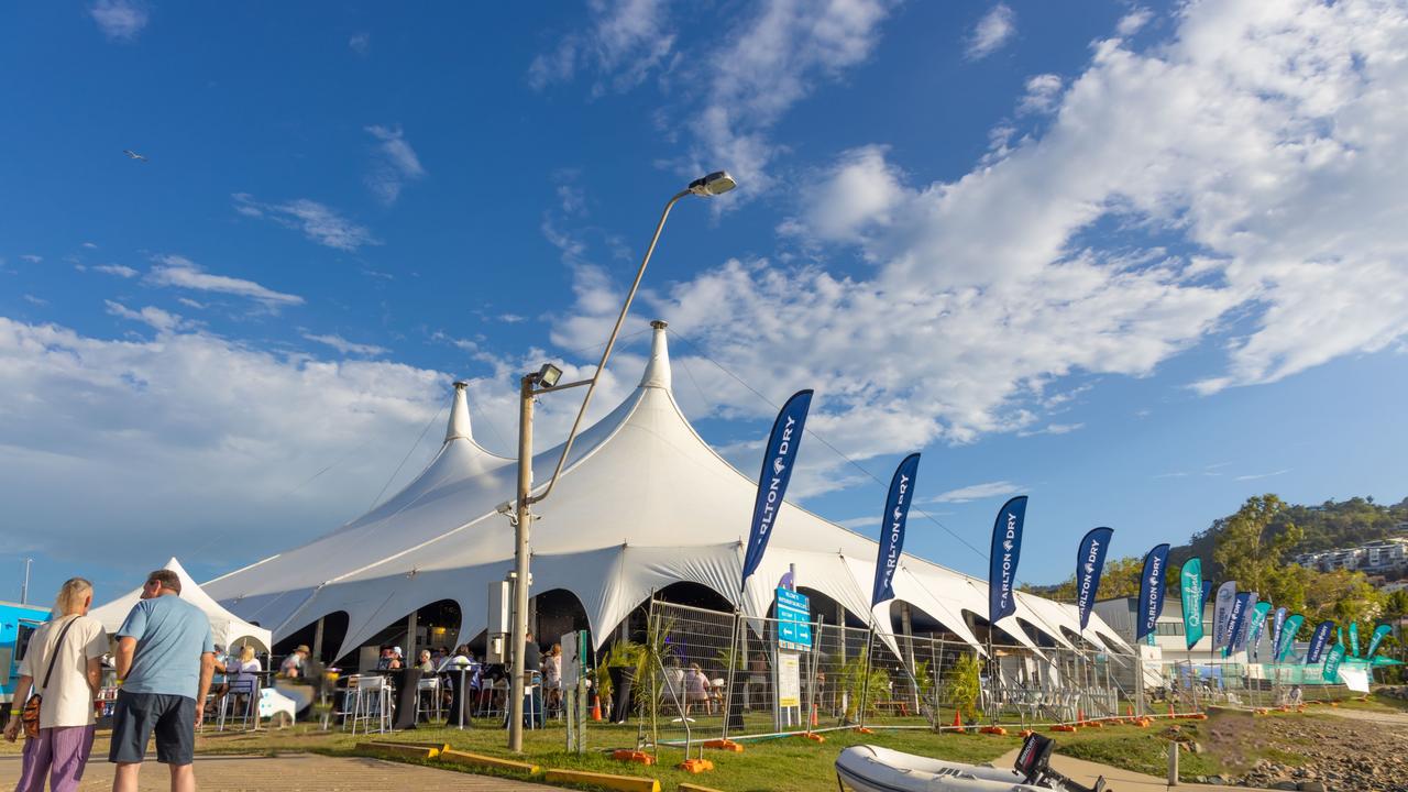 The main tent at Airlie Beach Festival of Music, November 3-6, 2022.