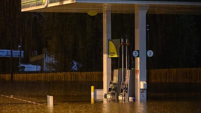 The new BP at Camden underwater. Picture: Brett Atkins