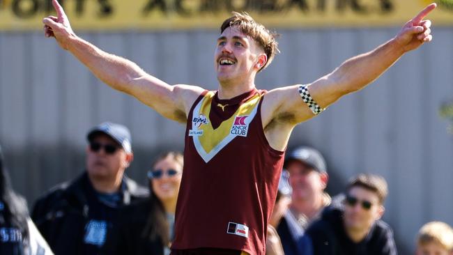 EFNL 2025: Boronia's Josh Begley was best afield on the weekend in his first match since last year’s GF. Picture: Field of View Photography