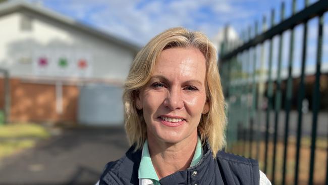 Monaro MP Nichole Overall at Queanbeyan South Public School. Picture: Julia Kanapathippillai