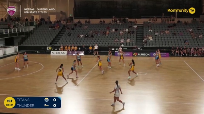 Replay: Netball Queensland U16/U18 State Titles - Gold Coast Titans v Sunshine Coast Thunder (U18)