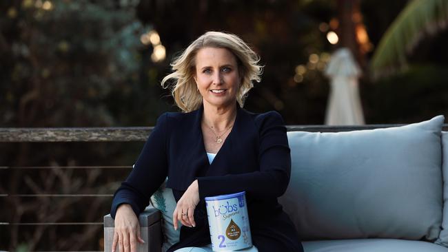 Bubs founder Kristy Carr was sacked as the companies CEO after she was perceived as undermining the company’s board. Picture: Jane Dempster/The Australian.