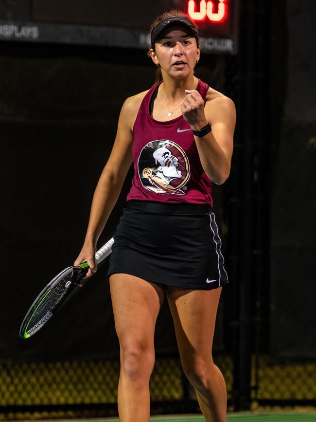 Hule has had a standout season for the Seminoles in her last year at FSU. Picture: Florida State University