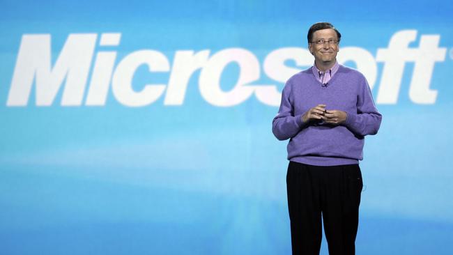 Then Microsoft chairman Bill Gates in 2008.