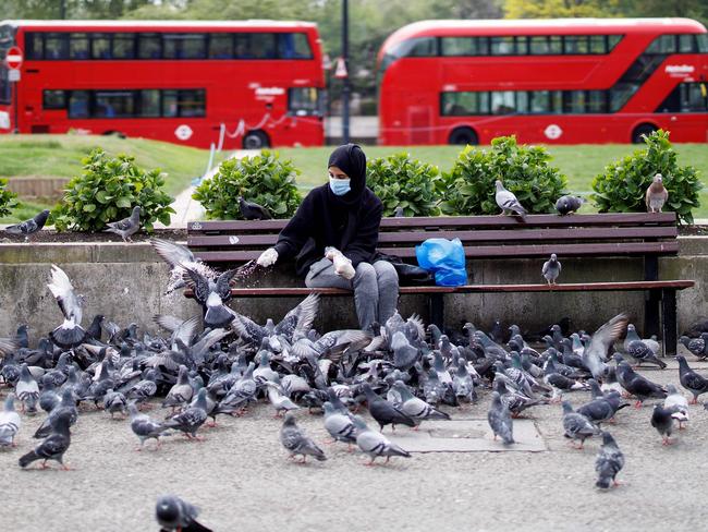 London remains in lockdown but some restrictions could soon ease. Picture: AFP