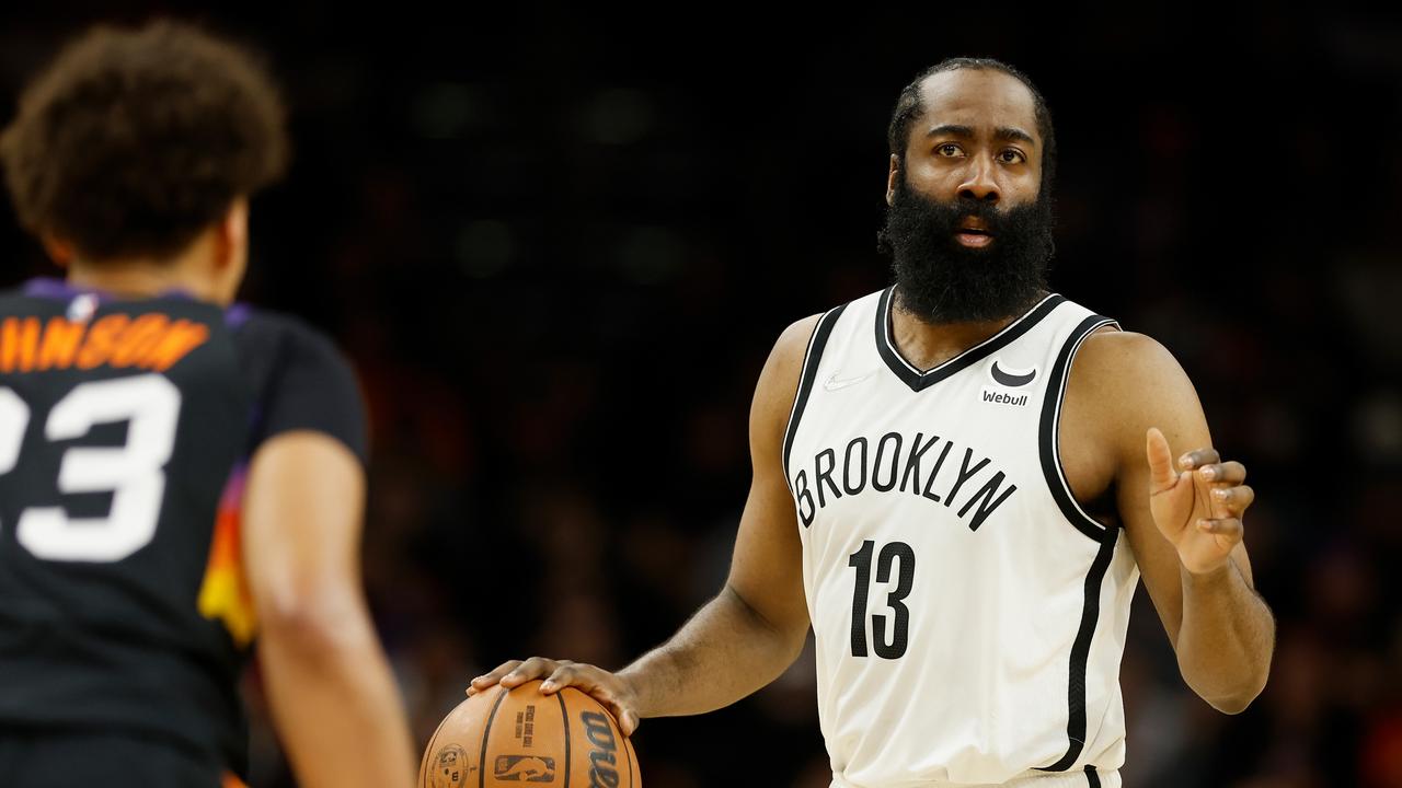 James Harden could be key to a trade involving Ben Simmons. Picture: Getty Images