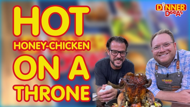 Dinner DeeAs: Hot Honey-Chicken On A Throne