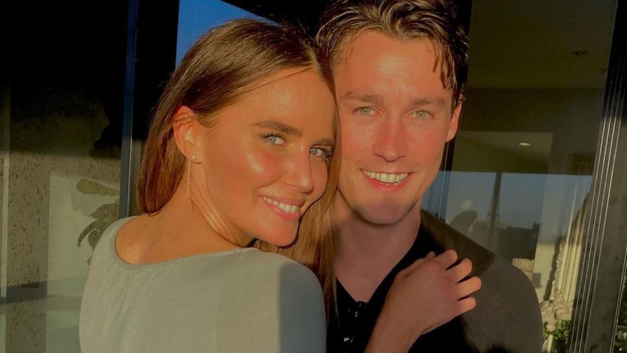 Jodi Gordon and Sebastian Blackler in happier times. Picture: Instagram