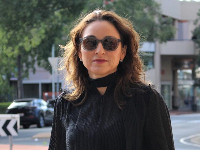 Counsel assisting the Coroner, Peggy Dwyer, arrives at the Alice Springs Local Court for an inquest into the death of Kumanjayi Walker on September 12, 2022.