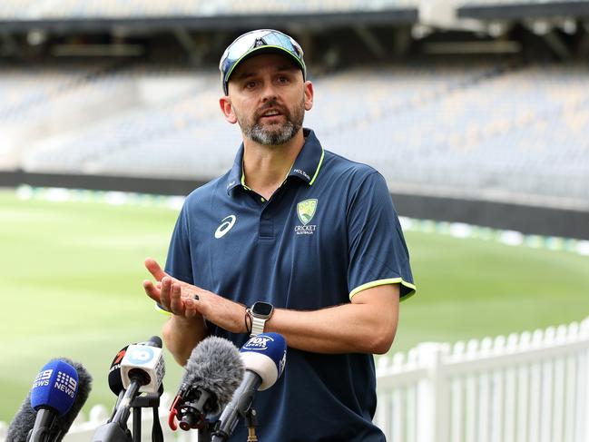 Nathan Lyon has backed in his new teammate Nathan McSweeney. Picture: Paul Kane/Getty Images.