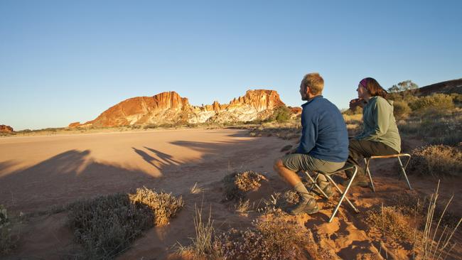 Rainbow Valley, Alice Springs. Picture: Paddy Palin/Tourism NT