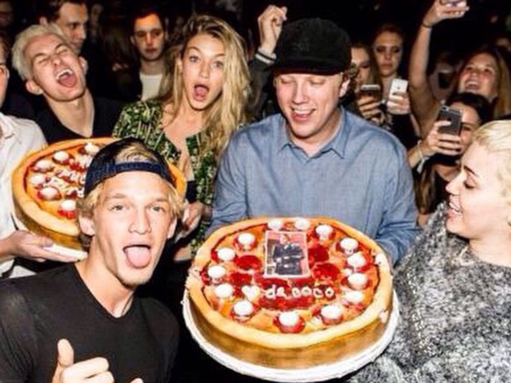 Cody Simpson had a star-studded 18th birthday party in Malibu with Miley Cyrus. Picture: Supplied