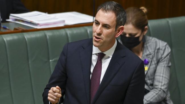 Federal Treasurer Jim Chalmers is focused on growing the economy without adding to inflation. Picture: Martin Ollman/Getty Images