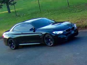 Police have released vision of a black 2015 BMW M4 seen in the area at the time of the shooting of Samer Marcus.