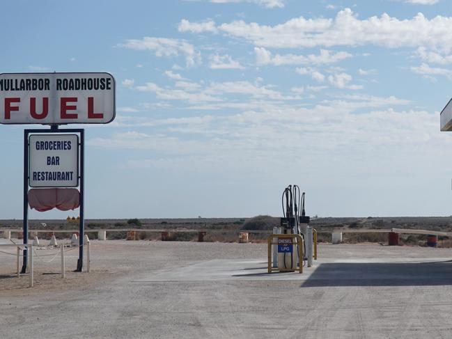 You never really know what you will find along Australia’s remote desert roads.