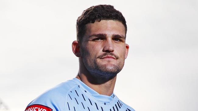 WEEKEND TELEGRAPHS - 2/6/22MUST CLEAR WITH PIC EDITOR ROHAN KELLY BEFORE PUBLISHING - NSW Blues player Nathan Cleary pictured after training today. Picture: Sam Ruttyn