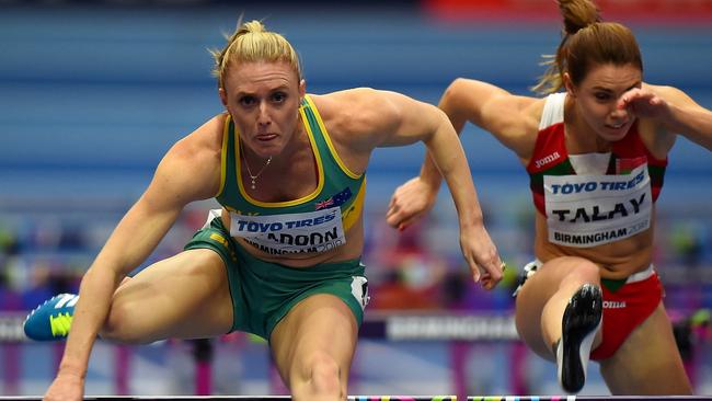 Sally Pearson had to be content with the fifth fastest time going into the semifinals.