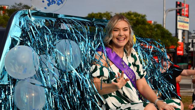 2023 Maraka Queen Ms Personality Carly Isokangas. Photographs from the Maraka Festival Street Parade around the Ingham central business district on Saturday. In an ‘Under the Sea’-themed celebration of all things Hinchinbrook, school students, community organisations, emergency responders and contestants vying for the prized Queen and Princess titles paraded around Rotary Park in the centre of the town. Picture: Cameron Bates