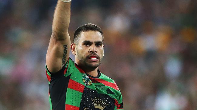 Greg Inglis led South Sydney to the 2014 premiership. Picture: Phil Hillyard