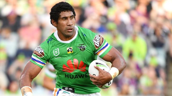 Soliola joined the Raiders in 2015. Picture: Tracey Nearmy / Getty Images