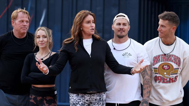 Jenner and other contestants on Big Brother VIP. Picture: Channel 7