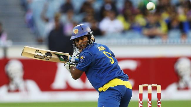 Jeevan Mendis in one of his 80 matches for Sri Lanka. Picture: AAP