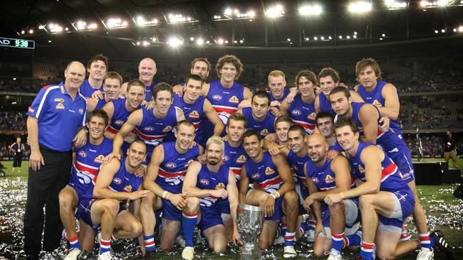 The Bulldogs after winning the NAB Cup in the pre-season competition.