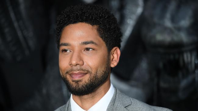 US actor Jussie Smollett has been with lying to authorities about being the victim of a racist and homophobic attack on the streets of Chicago. Picture: Justin Tallis/AFP