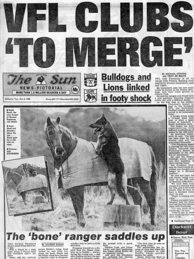 The Sun front page from October 3, 1989.