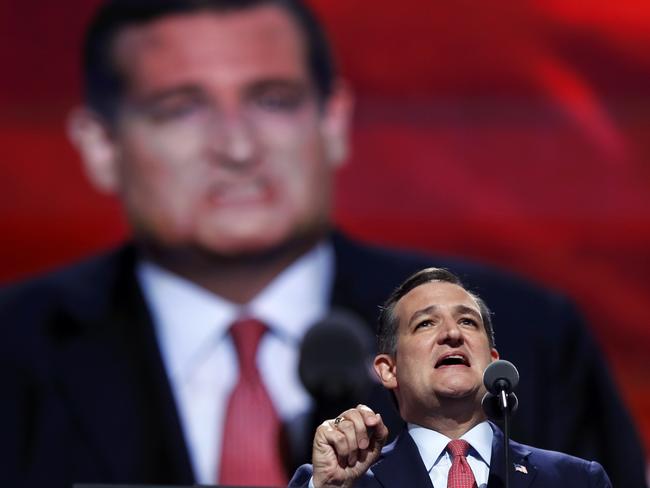 Ted Cruz was booed during and after his speech at the Republican National Convention in Cleveland.