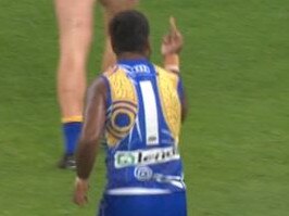 Liam Ryan flipped the bird to someone on Saturday night.