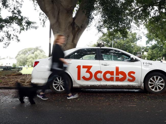 Locals say they are being fined for parking illegally as they struggle to find parking spaces, with dumped cabs and West Connex work vehicles taking up spots. Picture: Sam Ruttyn