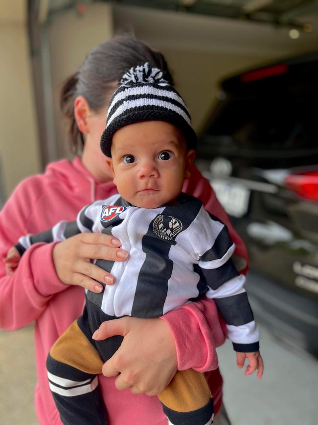Dante Baira. Five months old. My name is Dante and my favourite things in my world so far, are my mummy’s milk and my big sassy sister Zoey.