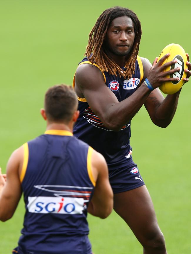 Nic Naitanui is on the comeback trail and a risky proposition. Picture: Paul Kane/Getty Images