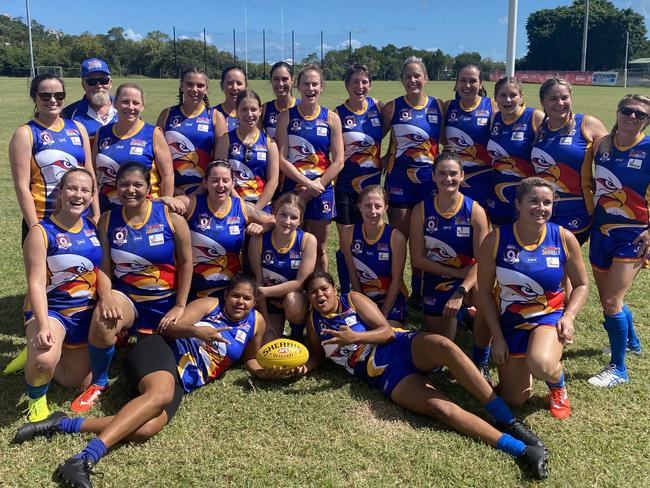 The Whitsunday Sea Eagles women's team for 2021. Photo: Contributed