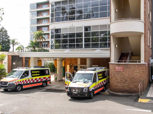 The Sunday Telegraph, Saturday, 8 January 2022.Emergency department screening station at Concord hospital.Picture / Monique Harmer