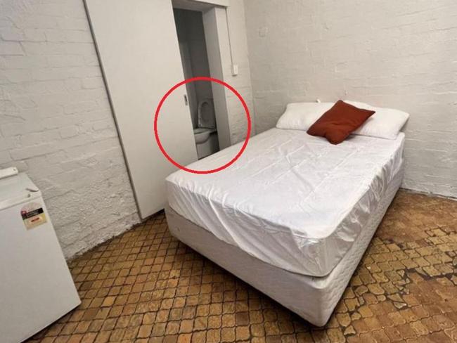 This studio apartment in Paddington, Sydney, has received backlash for its rental price. Picture: Supplied