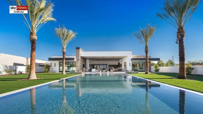 The Palm Springs residence was newly constructed this year. Picture: Realtor