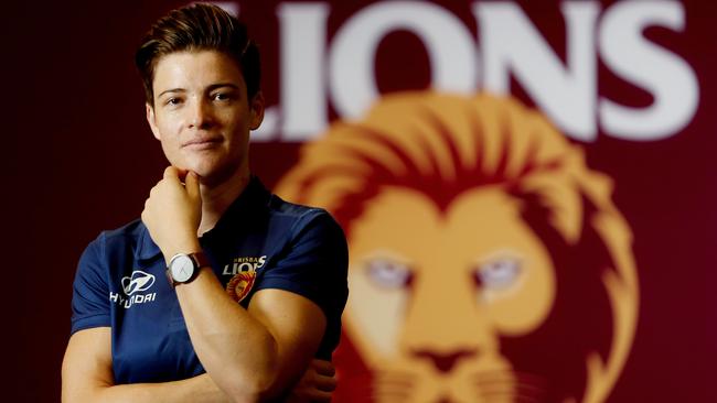 Brisbane Lions women's player Samantha Virgo. Picture: Tara Croser.